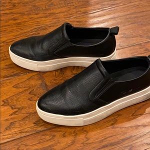 Aldo Leather Croc Pattern Slip On